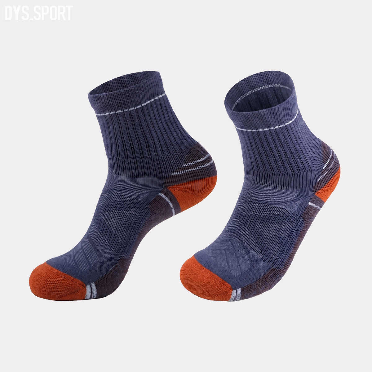 DYS.SPORT Men's Merino Wool Blend Hiking Socks | Lightweight Outdoor Crew Socks