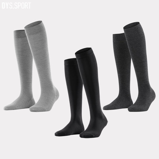 DYS.SPORT Women's Crew Socks | Soft Ribbed Cotton Socks for Everyday Comfort