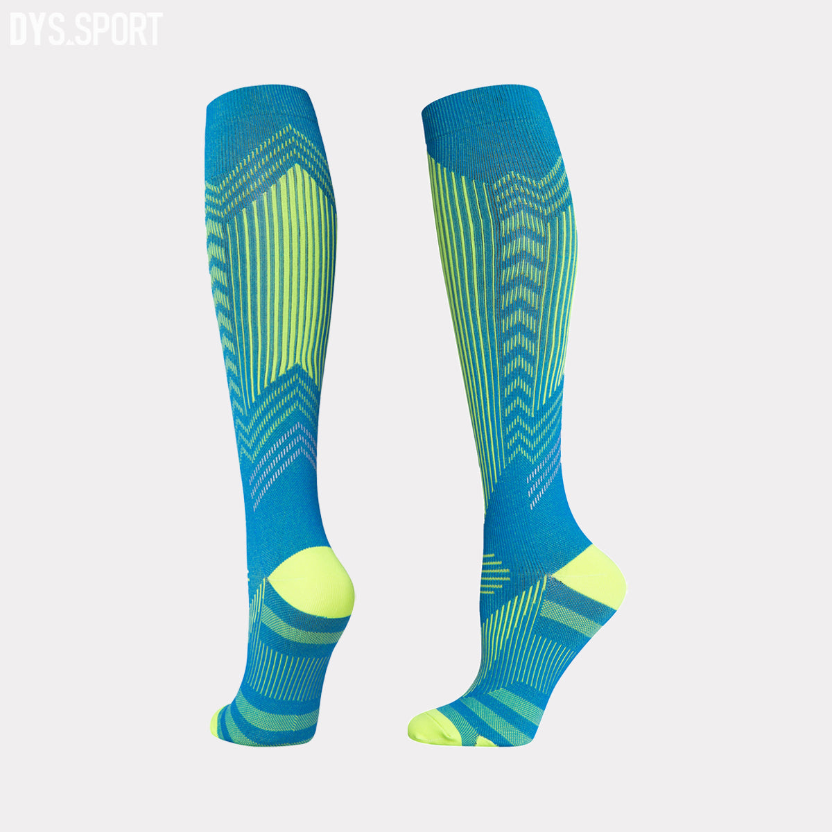 DYS.SPORT Compression Cycling Socks | Quick-Dry Nylon Bike Socks with Arch Support