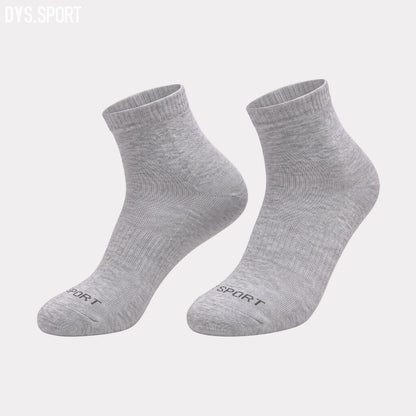 DYS.SPORT Cotton Crew Socks | Ribbed Athletic Socks with Terry Cushion Comfort