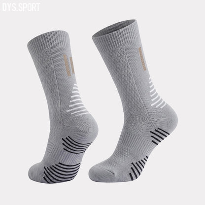 DYS.SPORT Men's Cotton Cycling Socks | Terry Cushion Bike Socks with Breathable Comfort