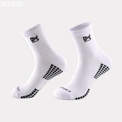 DYS.SPORT Men's Performance Training Socks | Anti-Slip Crew Socks for Running & Fitness
