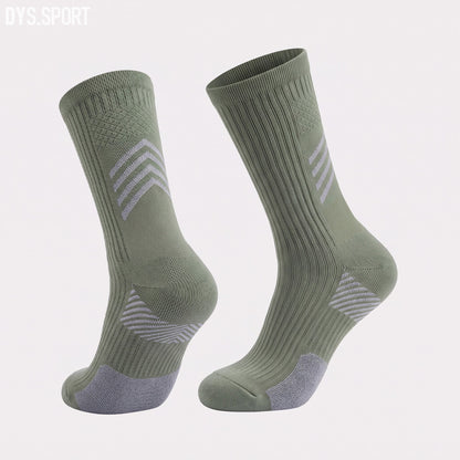 DYS.SPORT Men's Cotton Cycling Socks | Terry Cushion Bike Socks with Breathable Comfort