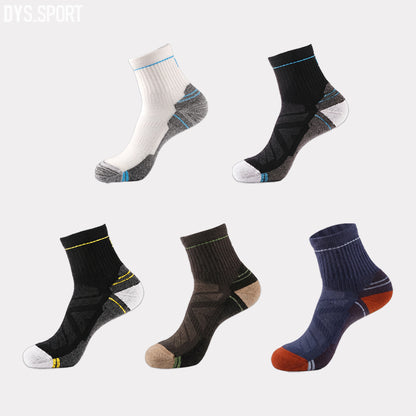 DYS.SPORT Men's Merino Wool Blend Hiking Socks | Lightweight Outdoor Crew Socks
