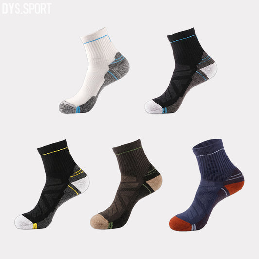 DYS.SPORT Men's Merino Wool Blend Hiking Socks | Lightweight Outdoor Crew Socks