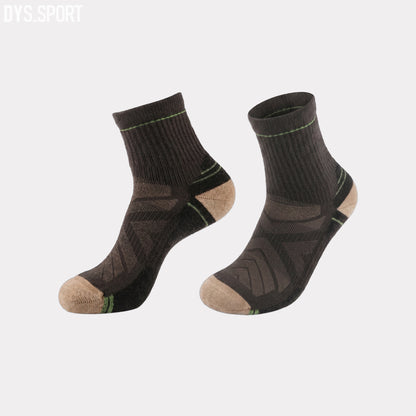 DYS.SPORT Men's Merino Wool Blend Hiking Socks | Lightweight Outdoor Crew Socks