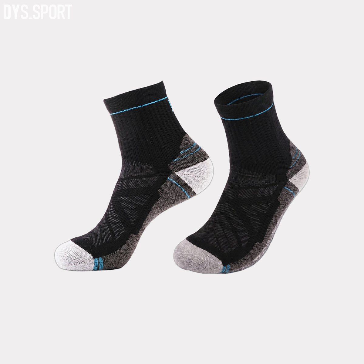DYS.SPORT Men's Merino Wool Blend Hiking Socks | Lightweight Outdoor Crew Socks