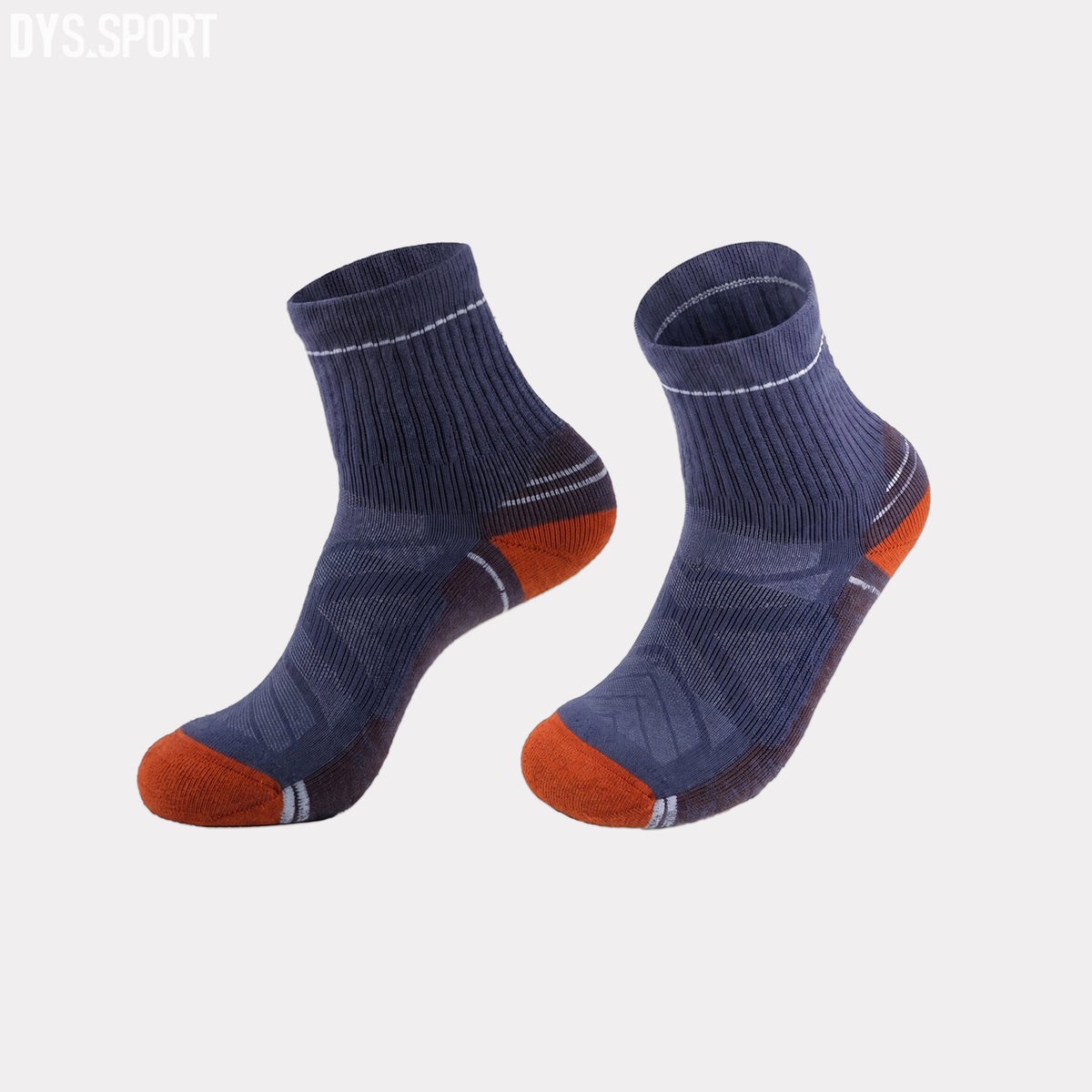 DYS.SPORT Men's Merino Wool Blend Hiking Socks | Lightweight Outdoor Crew Socks