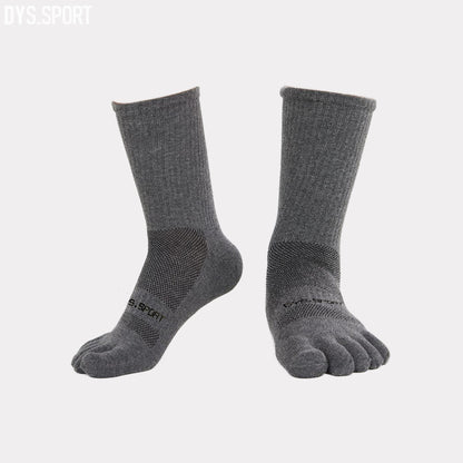 DYS.SPORT Merino Wool Blend Toe Socks | Midweight Hiking Crew Socks for Hiking & Trekking