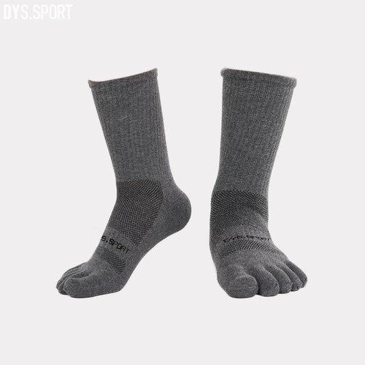 DYS.SPORT Merino Wool Blend Toe Socks | Midweight Hiking Crew Socks for Hiking & Trekking