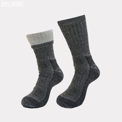 DYS.SPORT Merino Wool Blend Hiking Socks | Midweight Cushioned Outdoor Crew Socks
