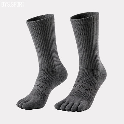 DYS.SPORT Merino Wool Blend Toe Socks | Midweight Hiking Crew Socks for Hiking & Trekking