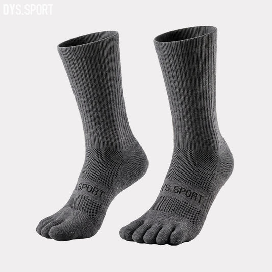 DYS.SPORT Merino Wool Blend Toe Socks | Midweight Hiking Crew Socks for Hiking & Trekking