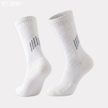 DYS.SPORT Men's Cotton Cycling Socks | Terry Cushion Bike Socks with Breathable Comfort