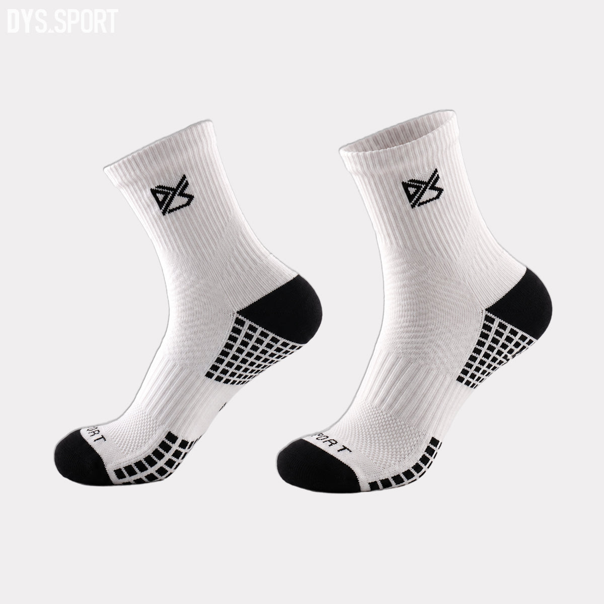 DYS.SPORT Women's Performance Training Socks | Anti-Slip Crew Socks for Running & Fitness