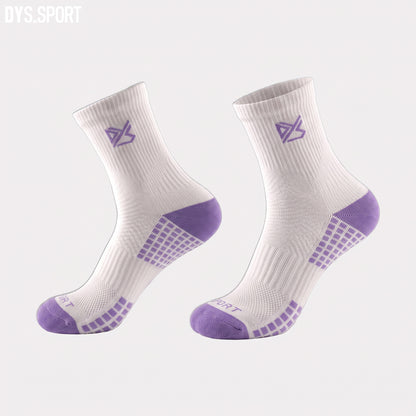 DYS.SPORT Women's Performance Training Socks | Anti-Slip Crew Socks for Running & Fitness