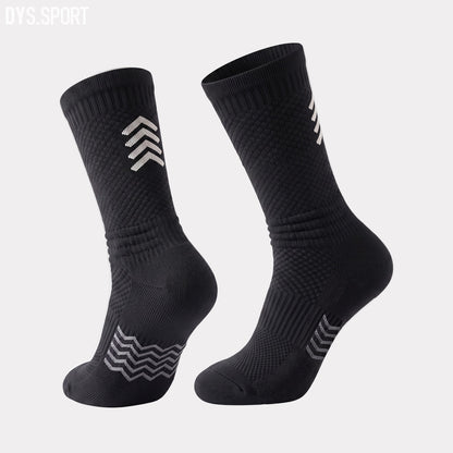 DYS.SPORT Men's Cotton Cycling Socks | Terry Cushion Bike Socks with Breathable Comfort