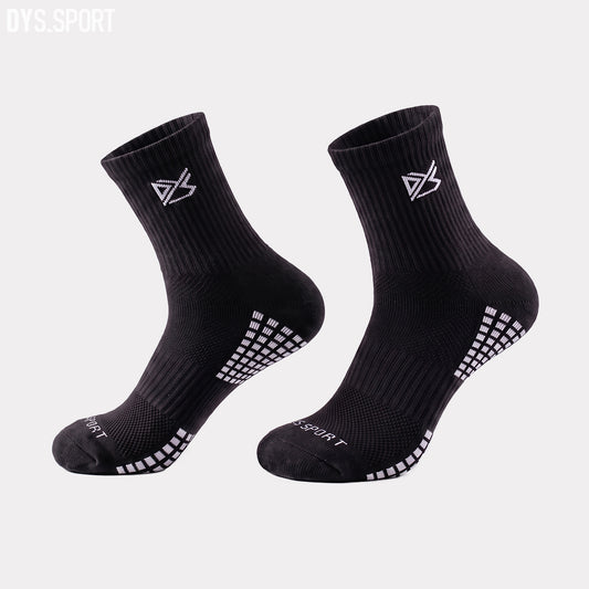 DYS.SPORT Men's Performance Training Socks | Anti-Slip Crew Socks for Running & Fitness