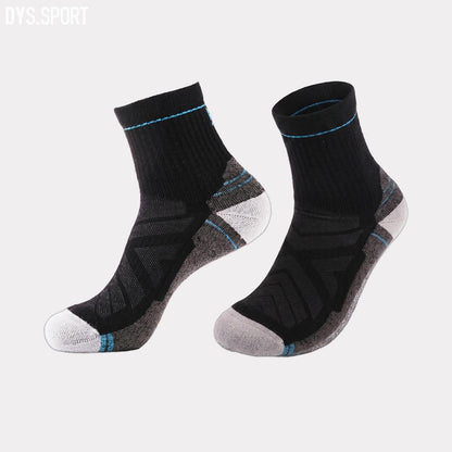 DYS.SPORT Men's Merino Wool Blend Hiking Socks | Lightweight Outdoor Crew Socks