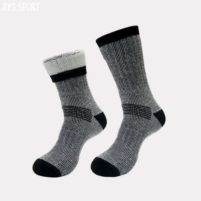 DYS.SPORT Merino Wool Blend Hiking Socks | Midweight Cushioned Outdoor Crew Socks