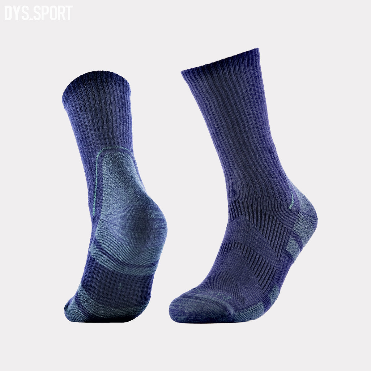 DYS.SPORT Men's Merino Wool Blend Outdoor Hiking Socks