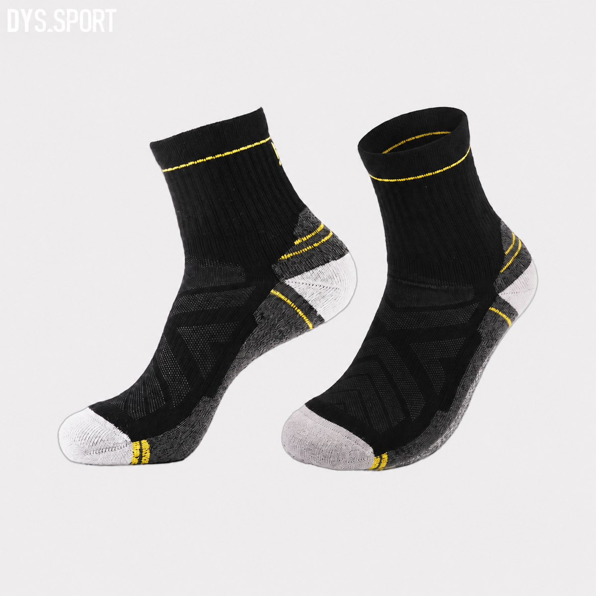 DYS.SPORT Men's Merino Wool Blend Hiking Socks | Lightweight Outdoor Crew Socks
