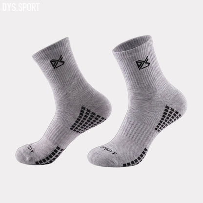 DYS.SPORT Men's Performance Training Socks | Anti-Slip Crew Socks for Running & Fitness