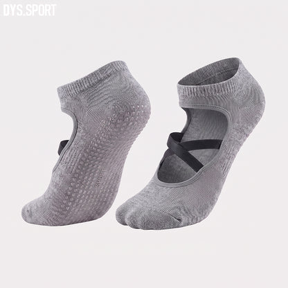 DYS.SPORT Women's Low Cut Pilates Grip Socks | Non Slip Yoga Socks