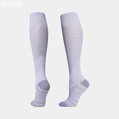 DYS.SPORT Compression Cycling Socks | Quick-Dry Nylon Bike Socks with Arch Support