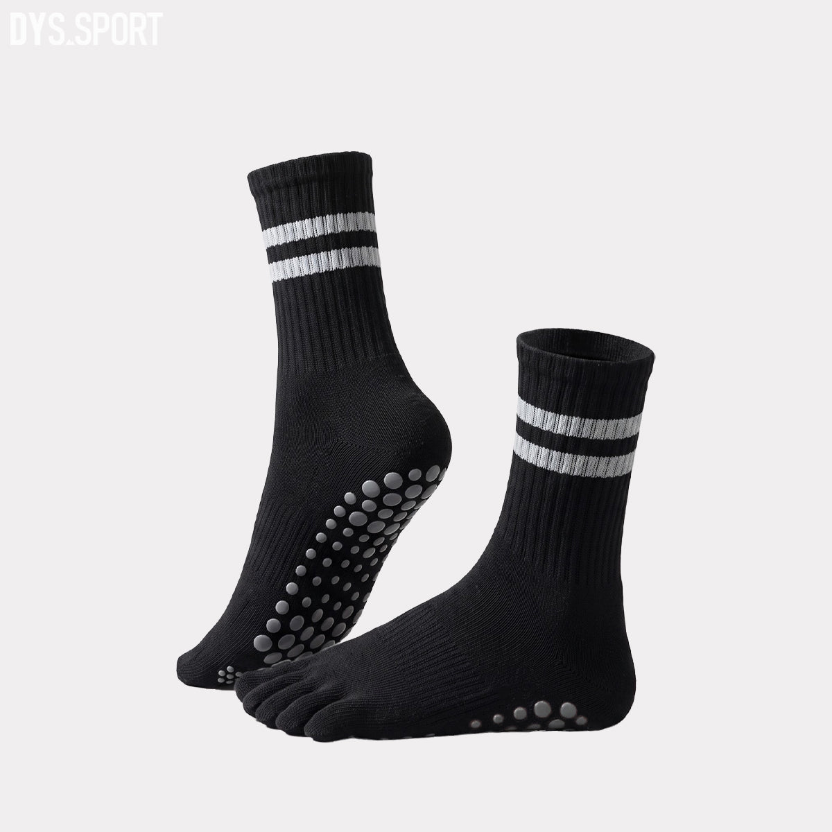 DYS.SPORT Five Toe Grip Socks | Non-Slip Yoga & Pilates Socks