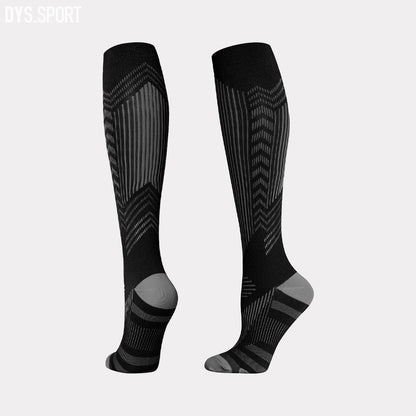 DYS.SPORT Compression Cycling Socks | Quick-Dry Nylon Bike Socks with Arch Support