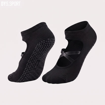 DYS.SPORT Women's Low Cut Pilates Grip Socks | Non Slip Yoga Socks