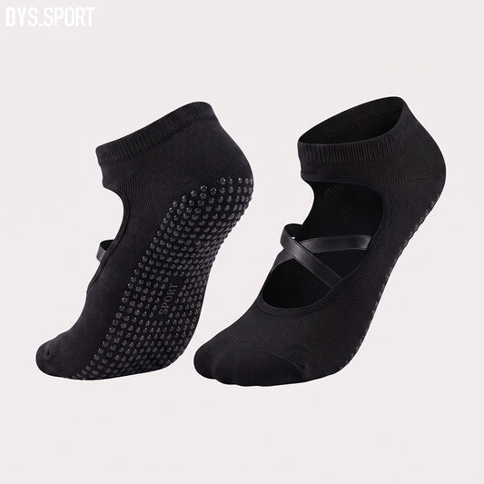 DYS.SPORT Women's Low Cut Pilates Grip Socks | Non Slip Yoga Socks