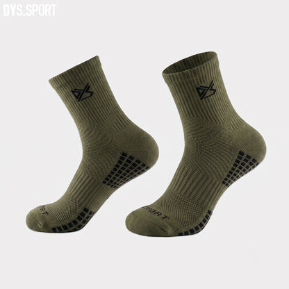 DYS.SPORT Men's Performance Training Socks | Anti-Slip Crew Socks for Running & Fitness