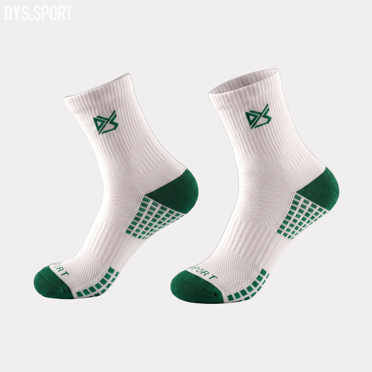 DYS.SPORT Women's Performance Training Socks | Anti-Slip Crew Socks for Running & Fitness