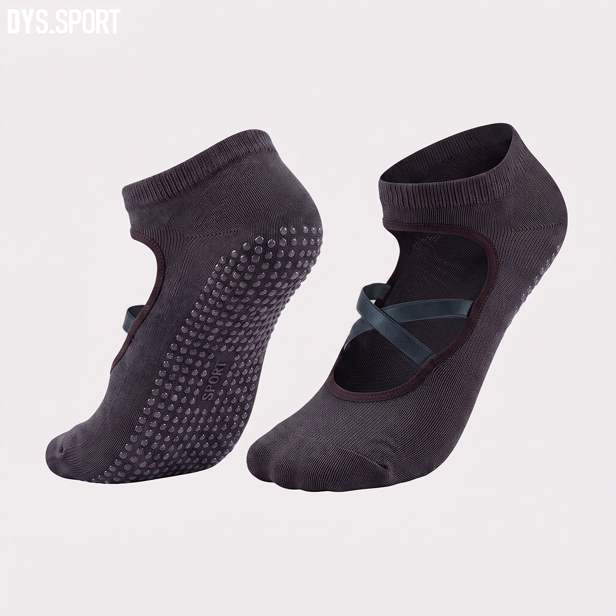 DYS.SPORT Women's Low Cut Pilates Grip Socks | Non Slip Yoga Socks