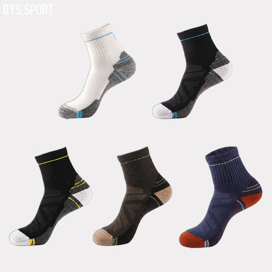 DYS.SPORT Men's Merino Wool Blend Hiking Socks | Lightweight Outdoor Crew Socks