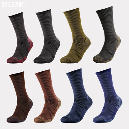 DYS.SPORT Men's Merino Wool Blend Outdoor Hiking Socks