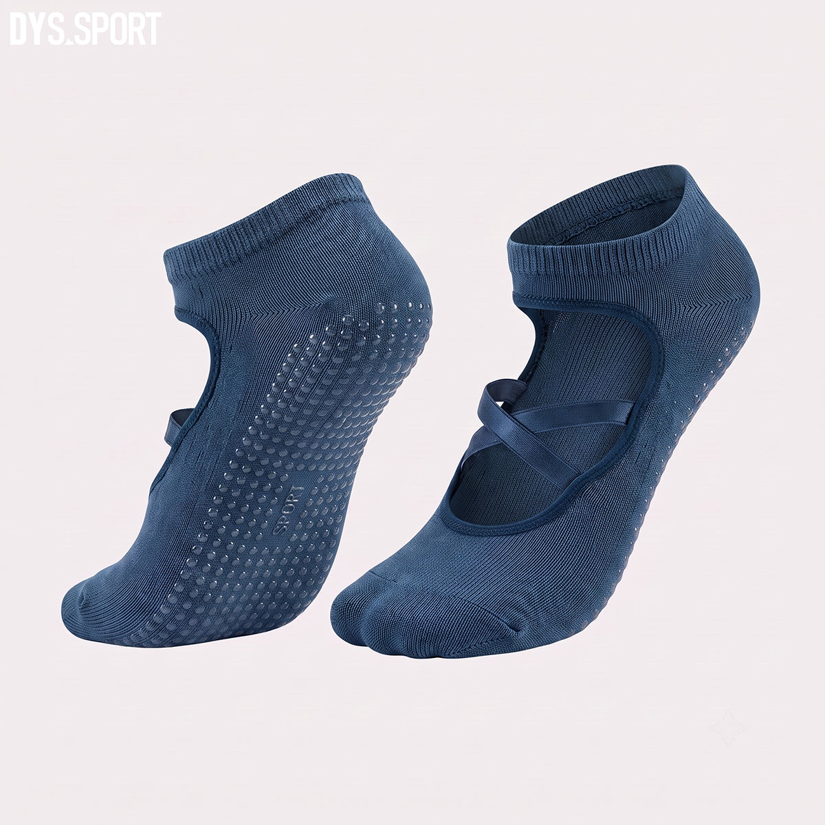 DYS.SPORT Women's Low Cut Pilates Grip Socks | Non Slip Yoga Socks