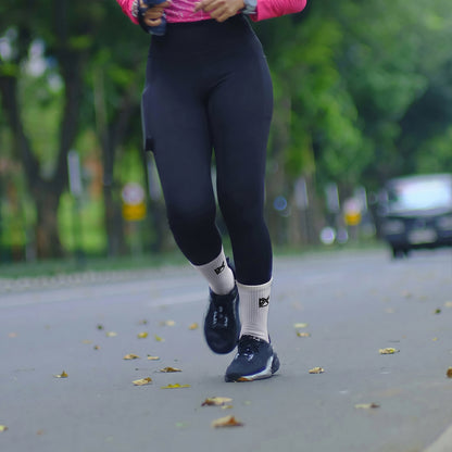 DYS.SPORT Women's Performance Training Socks | Anti-Slip Crew Socks for Running & Fitness