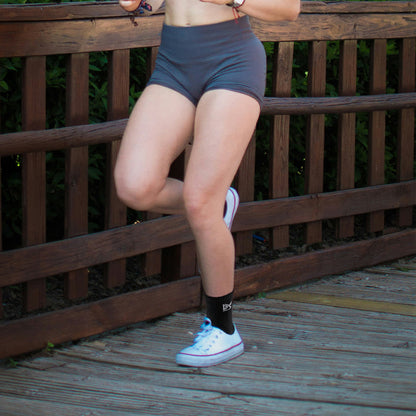 DYS.SPORT Women's Performance Training Socks | Anti-Slip Crew Socks for Running & Fitness