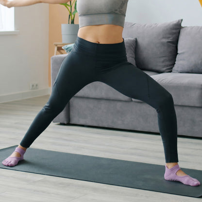 DYS.SPORT Women's Open-Top Yoga Toe Socks | Five Finger Pilates Grip Socks