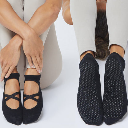 DYS.SPORT Women's Low Cut Pilates Grip Socks | Non Slip Yoga Socks