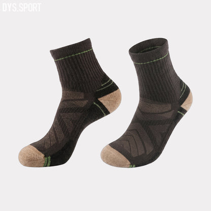 DYS.SPORT Men's Merino Wool Blend Hiking Socks | Lightweight Outdoor Crew Socks
