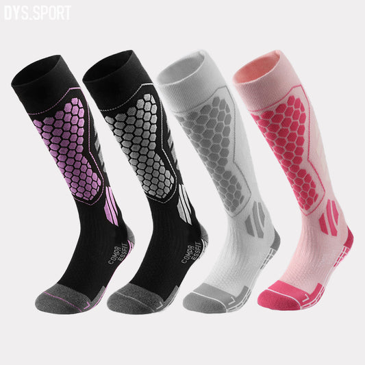 DYS.SPORT Women's Merino Wool Blend Ski Socks | Stretch Snow Socks with Performance Comfort