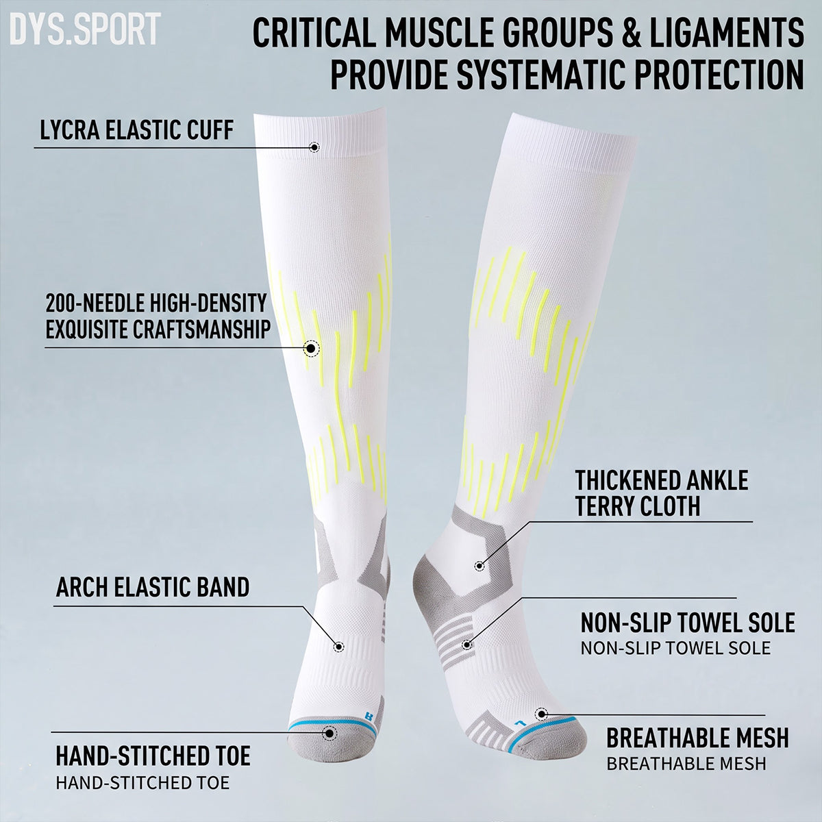 DYS.SPORT Men’s Performance Compression Socks